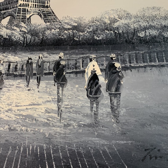 Beautiful original oil painting. Painting size 20.5x24.25 Canvas size 23.25x27.5 - Picture 4 of 5